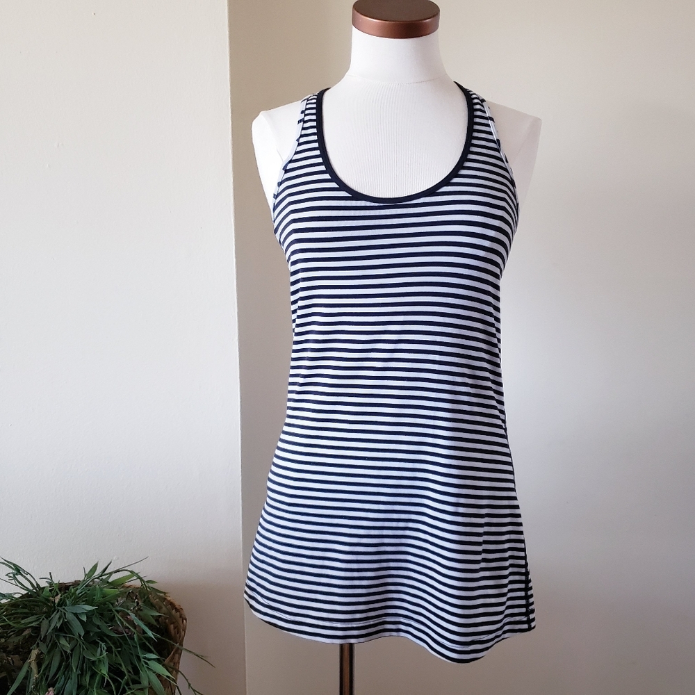 Lululemon Racerback Tank - Striped size  8